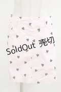 MILK / HEARTFUL SKIRT  ピンク H-26-01-09-1022-ML-SK-KB-ZH