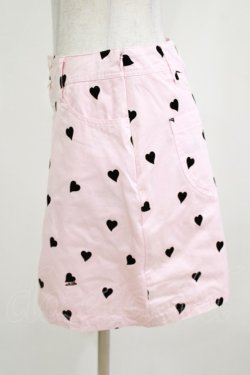 画像2: MILK / HEARTFUL SKIRT  ピンク H-26-01-09-1022-ML-SK-KB-ZH