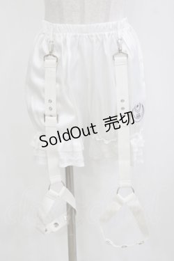 画像1: KRY CLOTHING / 「KABO」パンツ  ホワイト H-26-01-09-1024-EL-PA-KB-ZH