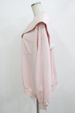 画像2: Candy Stripper / SAILOR JERSEYブルゾン  ピンク H-26-01-09-1025-PU-TO-KB-ZH