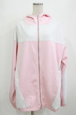 画像1: Whinny / ゆるっとカリスマニートパーカー  ピンク H-26-01-09-1028-PU-TO-KB-ZH