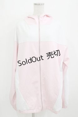 画像1: Whinny / ゆるっとカリスマニートパーカー  ピンク H-26-01-09-1028-PU-TO-KB-ZH