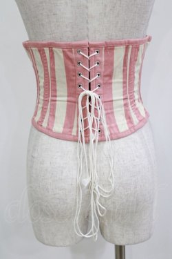 画像3: Dangerous nude / ストライプコルセット  ピンク H-26-01-09-1033-PU-TO-KB-ZH