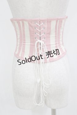 画像3: Dangerous nude / ストライプコルセット  ピンク H-26-01-09-1033-PU-TO-KB-ZH