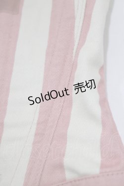 画像4: Dangerous nude / ストライプコルセット  ピンク H-26-01-09-1033-PU-TO-KB-ZH