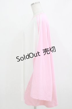 画像2: anonenone / エモすぎ彼くんのBIG-T  ピンク H-26-01-09-1037-PU-TO-KB-ZH