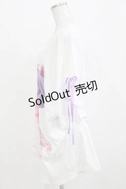 画像2: TRAVAS TOKYO / RIBBON BEAR BIG Tシャツ  白 H-26-01-09-1038-PU-TO-KB-ZH