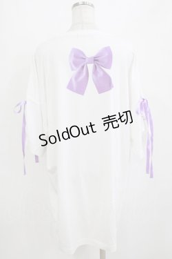 画像3: TRAVAS TOKYO / RIBBON BEAR BIG Tシャツ  白 H-26-01-09-1038-PU-TO-KB-ZH