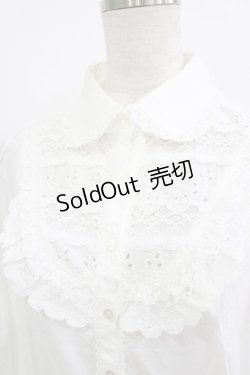 画像4: Emily Temple cute / ヨークレースブラウス  ホワイト H-26-01-09-1039-ET-BL-KB-ZH