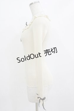 画像2: Emily Temple cute / はしごリボンリブニット  ベージュ H-26-01-09-1041-ET-TO-KB-ZH