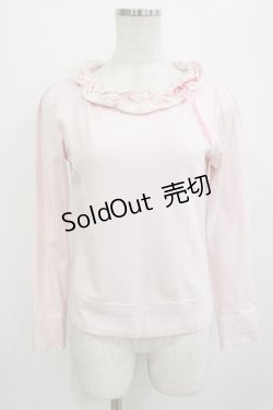 画像1: Emily Temple cute / レースフリルトップス  ピンク H-26-01-09-1043-ET-TO-KB-ZH