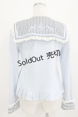 画像3: PUTUMAYO / シュガリーストライプセーラージャンパー  サックス H-26-01-09-1044-PT-JA-KB-ZH