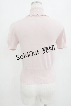 画像3: Emily Temple cute / パフスリーブタートルニット  ピンク H-26-01-09-1045-ET-TO-KB-ZH
