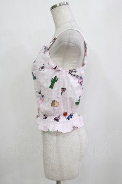 画像2: MILK / Holidayキャミソール  ピンク H-26-01-09-1049-ML-TO-KB-ZH