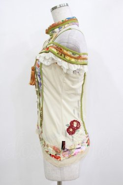 画像2: Ozz oneste / 和チャイナホルターキャミ  生成 H-26-01-09-1051-OO-TO-KB-ZH