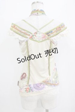 画像3: Ozz oneste / 和チャイナホルターキャミ  生成 H-26-01-09-1051-OO-TO-KB-ZH