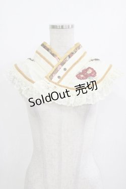 画像1: Ozz oneste / 着物付け襟  華椿/生成 H-26-01-09-1054-OO-ZA-KB-ZH