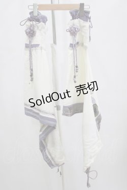 画像1: Ozz oneste / 狐面着物つけ袖  白 H-26-01-09-1056-OO-ZA-KB-ZH