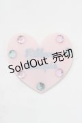 MILK / ハートバレッタ  ピンク H-26-01-09-1060-ML-AC-KB-ZH