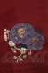 画像4: Ozz oneste / 椿刺繍スカート  エンジ H-26-01-09-1006-OO-SK-KB-ZH (4)