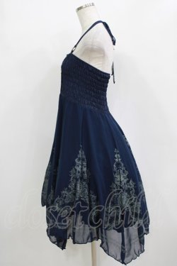 画像2: Rozen Kavalier / 2Wayシャーリングワンピース/スカート  ネイビー H-26-01-09-1007-OO-OP-KB-ZH