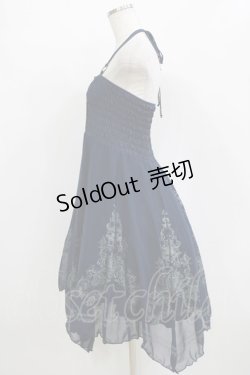 画像2: Rozen Kavalier / 2Wayシャーリングワンピース/スカート  ネイビー H-26-01-09-1007-OO-OP-KB-ZH