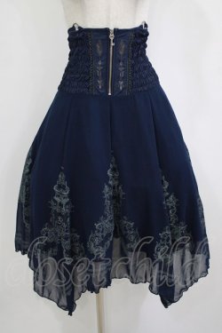 画像4: Rozen Kavalier / 2Wayシャーリングワンピース/スカート  ネイビー H-26-01-09-1007-OO-OP-KB-ZH