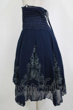 画像5: Rozen Kavalier / 2Wayシャーリングワンピース/スカート  ネイビー H-26-01-09-1007-OO-OP-KB-ZH