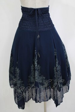 画像6: Rozen Kavalier / 2Wayシャーリングワンピース/スカート  ネイビー H-26-01-09-1007-OO-OP-KB-ZH