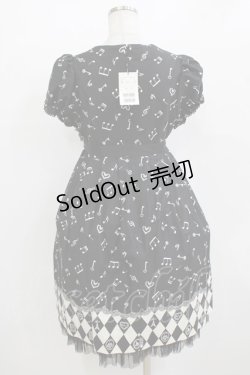 画像3: PEACE NOW / チュールフリルプリントワンピース  ブラック H-26-01-09-1009-PU-OP-KB-ZH