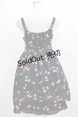 画像3: MILK / ハートチェリーベビードール  ネイビー×レッド H-26-01-09-1010-ML-OP-KB-ZH