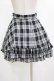 画像3: PEACE NOW / チェックアシメフリルスカート  ブラック H-26-01-09-1011-PU-SK-KB-ZH (3)