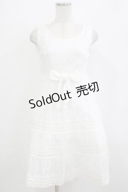 画像1: Emily Temple cute / ドビードットサンドレス  シロ H-26-01-09-1013-ET-OP-KB-ZH