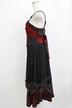 画像2: Ozz oneste / 配色オーバービスチェ  クロ×エンジ H-26-01-09-1015-OO-OP-KB-ZH