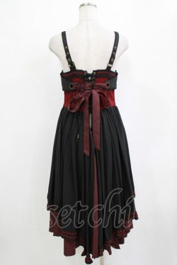 画像3: Ozz oneste / 配色オーバービスチェ  クロ×エンジ H-26-01-09-1015-OO-OP-KB-ZH