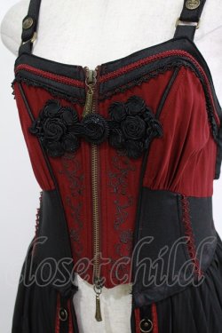 画像4: Ozz oneste / 配色オーバービスチェ  クロ×エンジ H-26-01-09-1015-OO-OP-KB-ZH