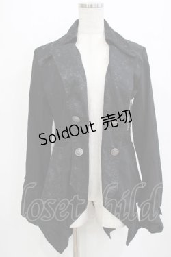 画像1: h.naoto Blood / プリント切替ジャケット  ブラック H-26-01-09-1021-HN-JA-KB-ZH