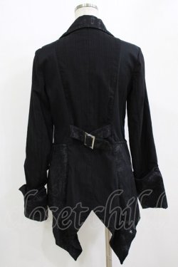 画像3: h.naoto Blood / プリント切替ジャケット  ブラック H-26-01-09-1021-HN-JA-KB-ZH