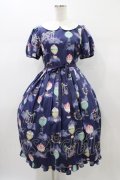 Melody BasKet / Sky Balloonラウンドカラーワンピース M ナイトネイビー H-26-01-10-029-LO-OP-KB-ZH