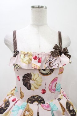 画像4: Emily Temple cute / manyドーナツキャミソールワンピース  ピンク H-26-01-10-033-ET-OP-KB-ZH