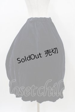 画像3: Jane Marple / Cotton rayon velvet lantern skirt  ネイビー H-26-01-10-037-JM-SK-KB-ZH