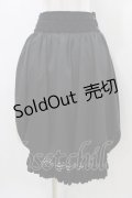 alice auaa / 裾レースバルーンスカート 3（約9号） ブラック H-26-01-10-038-AA-SK-KB-ZH