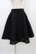 Candy Stripper / HEART QUILT SKIRT 1 黒 H-26-01-10-040-PU-SK-KB-ZH