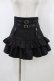 画像1: Amilige / コルセット風フリルスカート  ブラック H-26-01-10-041-PU-SK-KB-ZH (1)