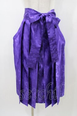 画像1: Despair / ジャガード袴  紫 H-26-01-10-043-GO-SK-KB-ZH