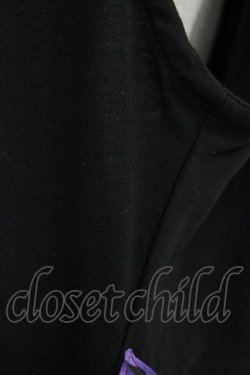 画像3: SEX POT ReVeNGe / フード付カットソージレ  ブラック H-26-01-10-044-SP-TO-KB-ZH