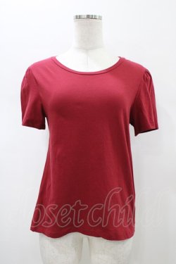 画像1: Jane Marple Dans Le Salon / パフカットソー  ワイン H-26-01-10-046-JM-TO-KB-ZH