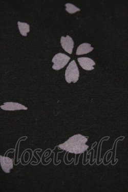 画像3: gouk / 和柄切替カットソー  黒×紫系 H-26-01-10-048-GO-TO-KB-ZH