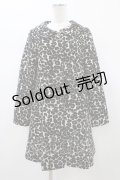 Emily Temple cute / レオパードジャガードコート Free 黒 H-26-01-10-049-ET-CO-KB-ZH