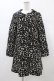画像1: Emily Temple cute / レオパードジャガードコート Free 黒 H-26-01-10-049-ET-CO-KB-ZH (1)